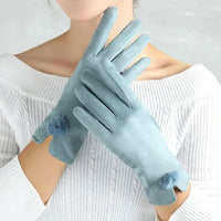 Chic Velvet Winter Gloves
