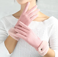 Chic Velvet Winter Gloves