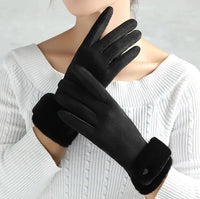 Chic Velvet Winter Gloves
