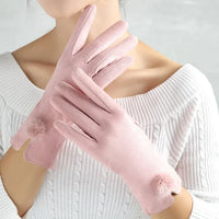 Chic Velvet Winter Gloves